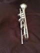 Couturier Silver Trumpet W/ Case & Cornet Mouthpiece - Striking Conical Design. Brass photo 10