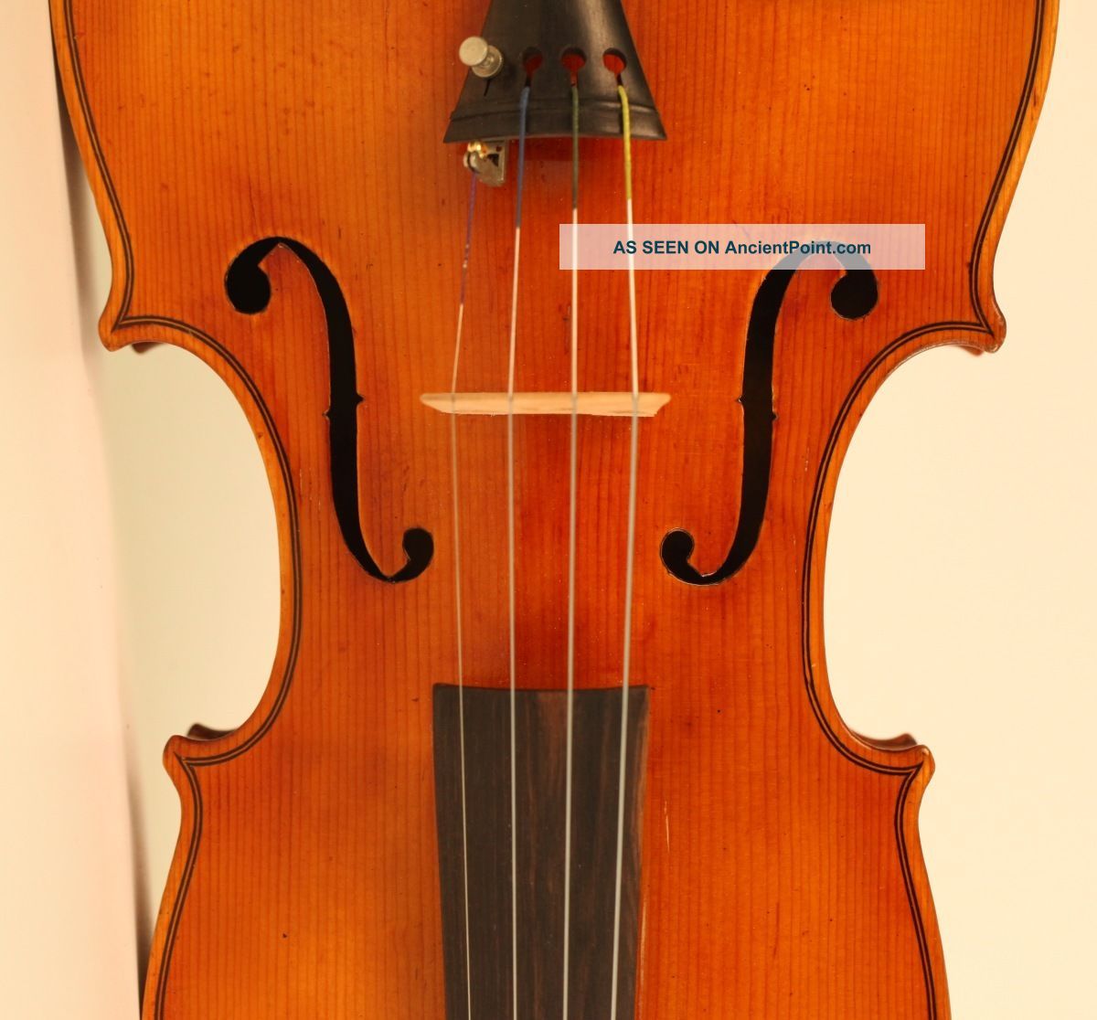 Old Fine Violin Labeled A Poggi 1940 Geige Violon Violino Violine Fiddle Italian String photo