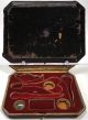 Antique 1860s Hand Painted Sewing Etui With Silver Tools & Figural Needle Case Tools, Scissors & Measures photo 10