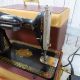 Antique Singer Sewing Machine Model 66 Red Eye 1924 W/ Case Aa069103 Vintage Sewing Machines photo 11