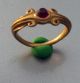 Pure Gold Ancient Roman Red Stone Ring & Rare Roman photo 9