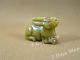 Antique Old Jade Carved Traditional Chinese Zodiac Rabbit Statue Pendant G110 Rabbits photo 3
