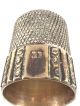 Antique Sterling Thimble With Simmons Bro.  Mark 1842 Size 11 Thimbles photo 5
