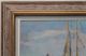 1961 Vintage V.  C.  Weaver Rockport School Fishing Boat Oil Painting Other Maritime Antiques photo 4