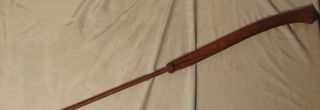 Antique Spear Harpoon W/ Wooden Handle Estate Fresh Hunting Relic photo