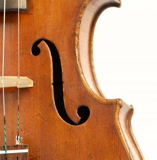 Antique 4/4 Violin J.  F.  Pressenda 1828 Label Old Geige Violon photo