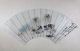 Old Chinese Fan Painting Of Flowers And Calligraphy Other Chinese Antiques photo 1