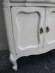 French Painted Serpentine Nightstands / End Tables 5069 Post-1950 photo 8