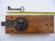 Wood And Iron French Antique Door Lock With Key Marked Duval Robert G Locks & Keys photo 11