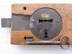 Wood And Iron French Antique Door Lock With Key Marked Duval Robert G Locks & Keys photo 8