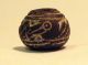 Pre - Columbian Black Head - To - Tail Bird Procession Bead.  Guaranteed.  Authentic The Americas photo 3