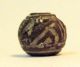 Pre - Columbian Black Animal On Its Back Bead.  Guaranteed.  Authentic The Americas photo 1