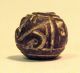 Pre - Columbian Black Animal On Its Back Bead.  Guaranteed.  Authentic The Americas photo 3