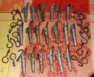 20 Vintage Tree Taps & Hooks For Maple Syrup Making Found In Old Barn Primitive photo