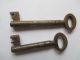 5 X Antique Georgian/victorian Period Steel Keys Locks & Keys photo 2