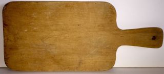 Antique Aafa Primitive Wood Cutting Board Dough Board photo