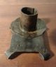 Antique Primitive Wrought Iron Candle Holder 19th C.  Blacksmith Hand Pounded Vtg Primitives photo 4