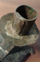 Antique Primitive Wrought Iron Candle Holder 19th C.  Blacksmith Hand Pounded Vtg Primitives photo 6