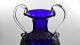 1800 ' S Italy Glass Cobalt Vase Urn Enamel Painting Gondolier Rialto Bridge Scene Vases photo 9