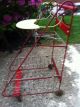 Amsco Metal Red Baby High Chair Shopping Cart Thing Antique Vintage Baby Carriages & Buggies photo 2