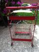 Amsco Metal Red Baby High Chair Shopping Cart Thing Antique Vintage Baby Carriages & Buggies photo 3