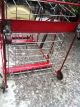 Amsco Metal Red Baby High Chair Shopping Cart Thing Antique Vintage Baby Carriages & Buggies photo 7