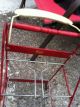 Amsco Metal Red Baby High Chair Shopping Cart Thing Antique Vintage Baby Carriages & Buggies photo 8