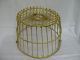 Primitive Farm Wire Egg Basket,  Handled,  Yellow,  Large Capacity Primitives photo 3
