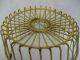 Primitive Farm Wire Egg Basket,  Handled,  Yellow,  Large Capacity Primitives photo 5