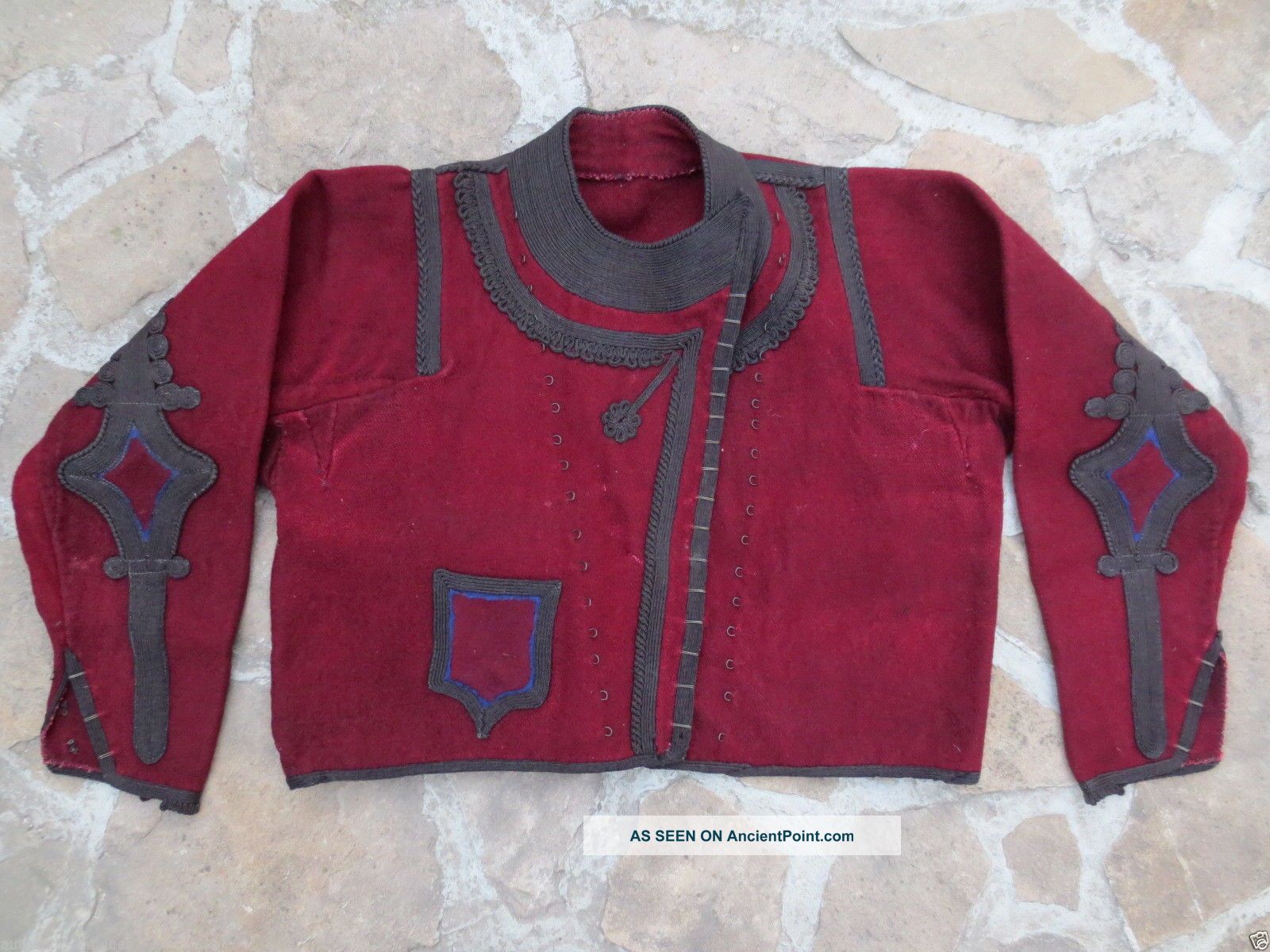 Gorgeous Antique 19th C.  Folk Vest Folklore Costume Macedonian Greece Ottoman Islamic photo