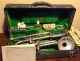 Conn B - Flat Solo Cornet,  Circa 1912 With Case,  Letter And Accessories Brass photo 8