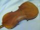 Old Antique String Child ' S Violin Instrument W/ Leather Case German Germany String photo 6