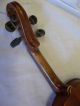Old Antique String Child ' S Violin Instrument W/ Leather Case German Germany String photo 7