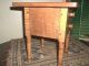 Tiger Maple Miniature Sheraton Style Two Drawer Stand 1800-1899 photo 2