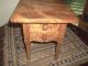 Tiger Maple Miniature Sheraton Style Two Drawer Stand 1800-1899 photo 3