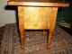 Tiger Maple Miniature Sheraton Style Two Drawer Stand 1800-1899 photo 8