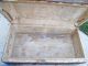 1839 Antique Trunk All Leather & Hide Covered 1800-1899 photo 7