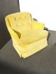 Pair Vintage Mid Century Yellow Marge Carson Swivel Arm Chairs Hollywood Regency Post-1950 photo 9