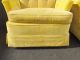 Pair Vintage Mid Century Yellow Marge Carson Swivel Arm Chairs Hollywood Regency Post-1950 photo 6