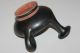 Ancient Greek Pottery Erote Guttus Oil Lamp Filler Flask 4th Century Bc Greek photo 2