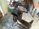Antique Singer 29 - 4 Treadle Sewing Machine & Base Cobbler Leather 1900s Old Yarn Sewing Machines photo 5
