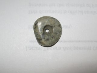 Pre - Columbian,  Mexico - Bi - Conical Stone Bead 1c photo