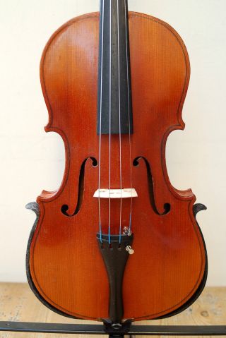 Fine Old Antique German Fullsize 4/4 Violin - Label Hanns R.  Kobler photo