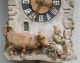 Unique Vintage Hand Carved Black Forest Clock Clocks photo 7