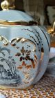Very Rare & Sadler 24kt Gold Gilded Pale Blue/grey English Teapot 1928 Teapots & Tea Sets photo 10