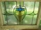 R150 Large Older & Pretty Multi - Color English Leaded Stained Glass Window 1900-1940 photo 1