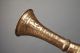 Antique Islamic Persian Ottoman Hand Chased Brass Calligraphy Arabesque Vase 16 