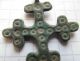 Viking Period Bronze Cross With Solar Signs On Both Sides In 1000 Ad Vf, Viking photo 2