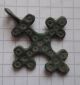 Viking Period Bronze Cross With Solar Signs On Both Sides In 1000 Ad Vf, Viking photo 3