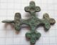 Viking Period Bronze Cross With Solar Signs On Both Sides In 1000 Ad Vf, Viking photo 8